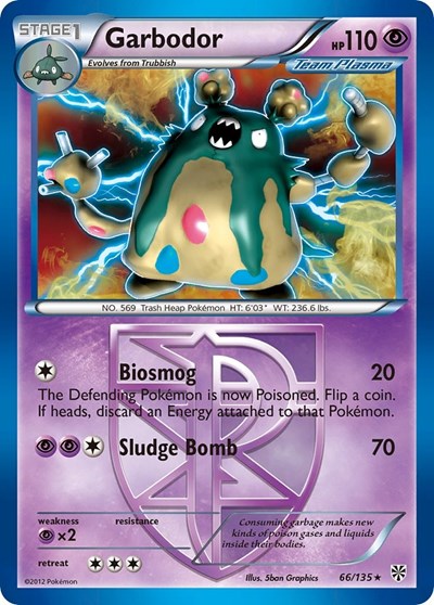 Garbodor (Team Plasma) #66 Plasma Storm
