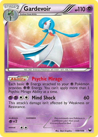 Gardevoir #109 Dark Explorers