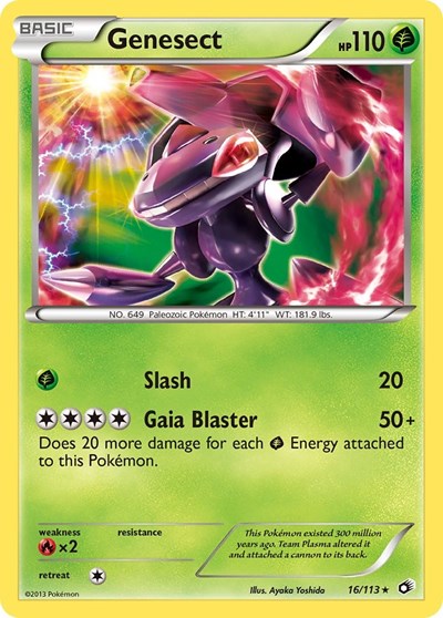 Genesect #16 Legendary Treasures
