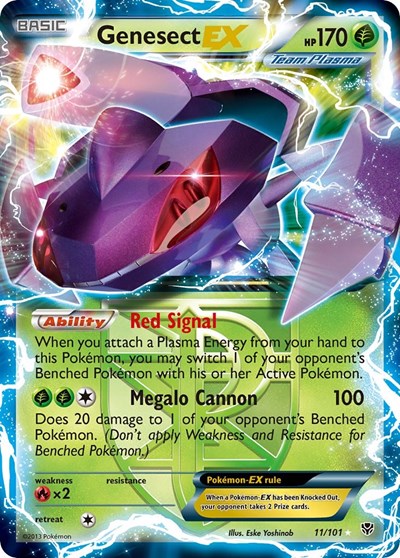 Genesect EX #11 Plasma Blast