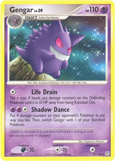 Gengar #27 Diamond and Pearl