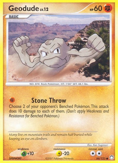 Geodude #84 Mysterious Treasures