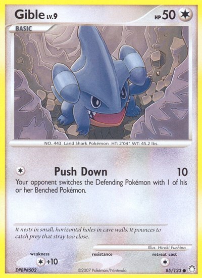 Gible #85 Mysterious Treasures