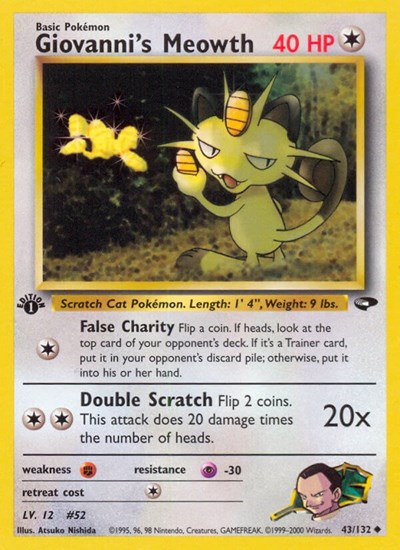Giovanni's Meowth #43 Gym Challenge