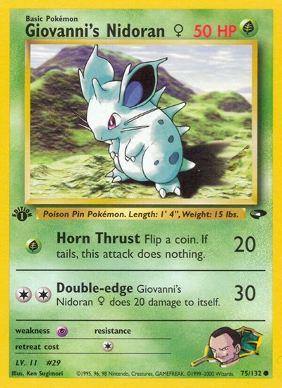 Giovanni's Nidoran F #75 Gym Challenge