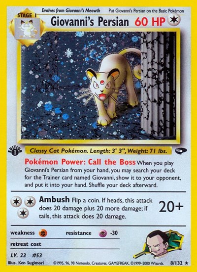 Giovanni's Persian #8 Gym Challenge