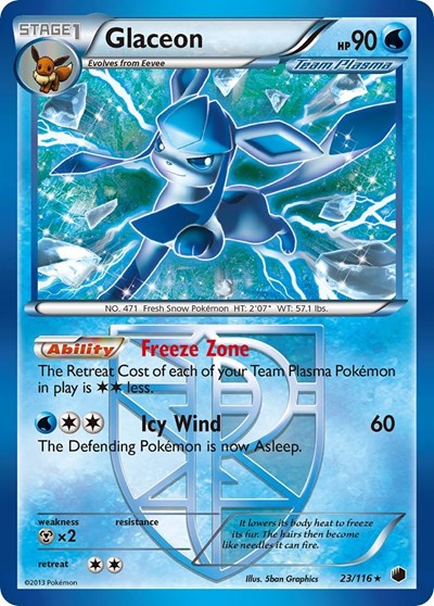 Glaceon #23 Plasma Freeze