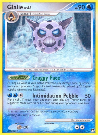 Glalie #25 Mysterious Treasures