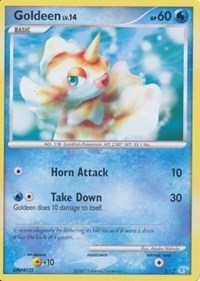 Goldeen #3 DP Trainer Kit: Manaphy & Lucario