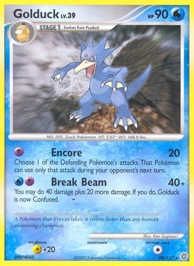 Golduck #28 Secret Wonders