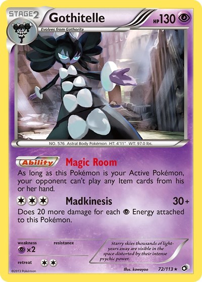 Gothitelle #72 Legendary Treasures