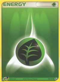 Grass Energy #104 EX Ruby and Sapphire