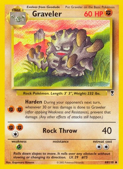 Graveler #44 Legendary Collection