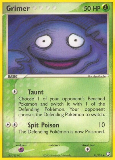 Grimer #56 Team Rocket Returns