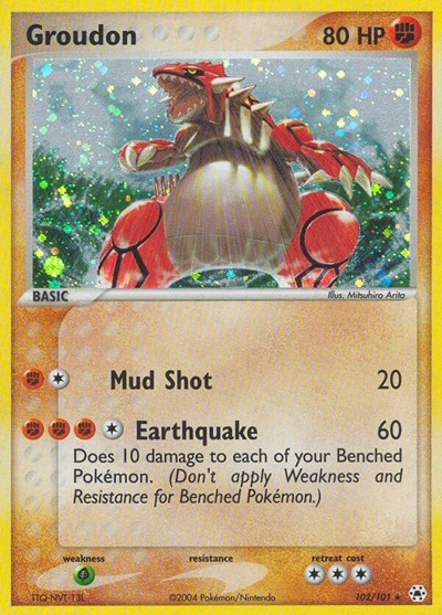 Groudon #102 Hidden Legends