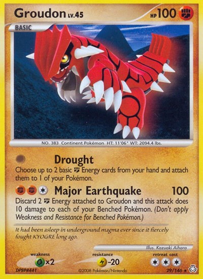 Groudon #29 Legends Awakened