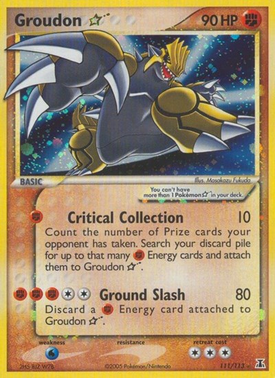 Groudon Star #111 Delta Species