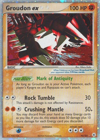 Groudon ex #93 Hidden Legends