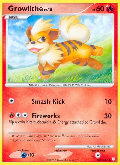 Growlithe #108 Supreme Victors