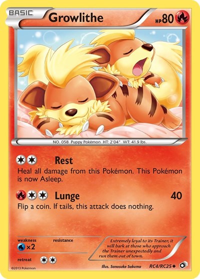 Growlithe #RC4 Legendary Treasures: Radiant Collection
