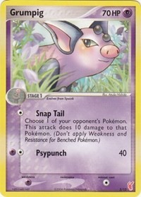 Grumpig #3 EX Trainer Kit 2: Plusle & Minun