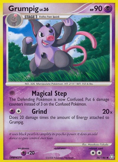 Grumpig #56 Legends Awakened