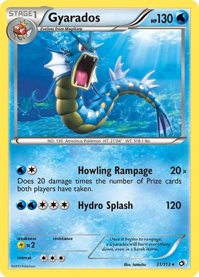 Gyarados #31 Legendary Treasures