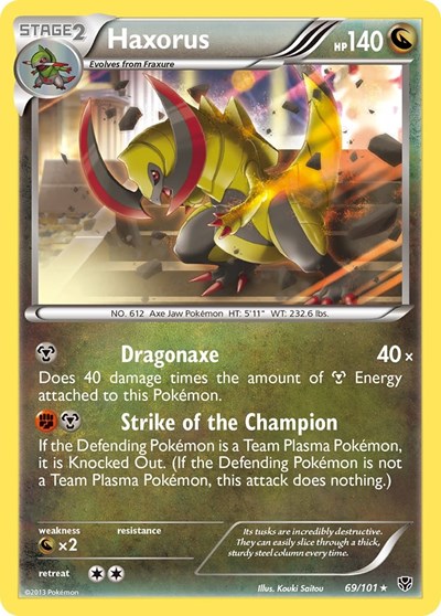 Haxorus #69 Plasma Blast
