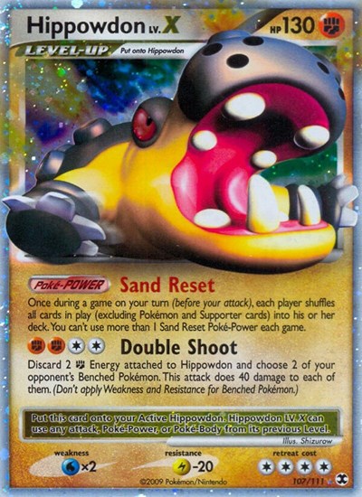 Hippowdon Lv.X #107 Rising Rivals