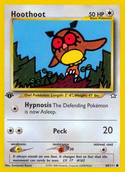 Hoothoot #60 Neo Genesis