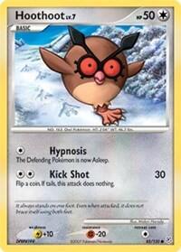 Hoothoot #85 Diamond and Pearl
