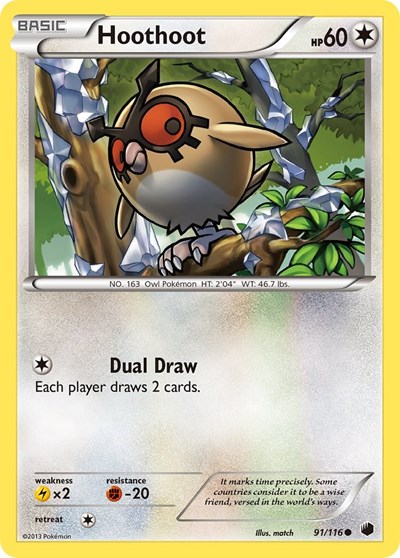 Hoothoot #91 Plasma Freeze