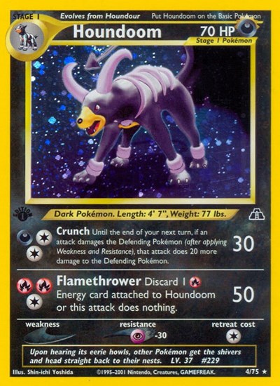 Houndoom #4 Neo Discovery