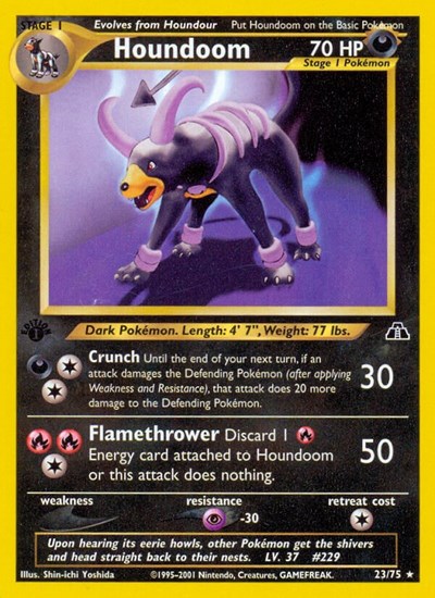 Houndoom #23 Neo Discovery