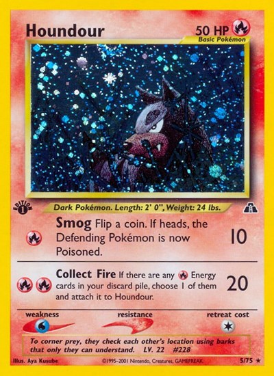 Houndour #5 Neo Discovery