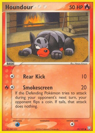 Houndour #59 Team Rocket Returns