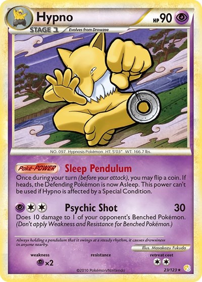 Hypno #23 HeartGold SoulSilver