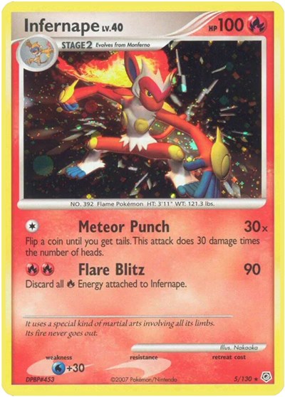 Infernape #5 Diamond and Pearl