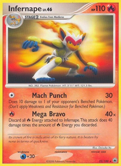 Infernape #22 Majestic Dawn