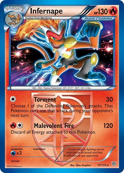 Infernape #17 Plasma Storm