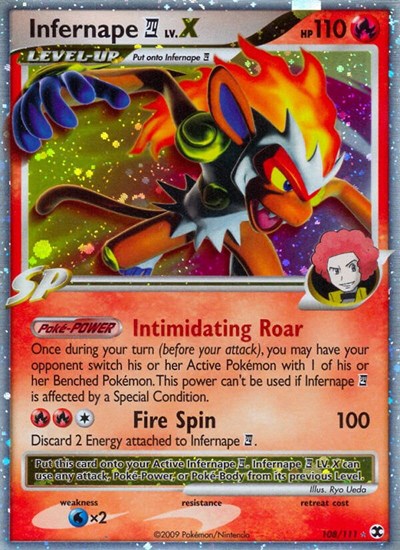Infernape E4 Lv.X #108 Rising Rivals