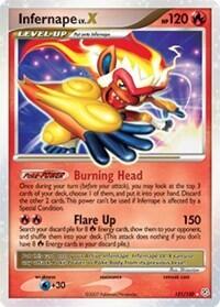 Infernape LV.X #121 Diamond and Pearl