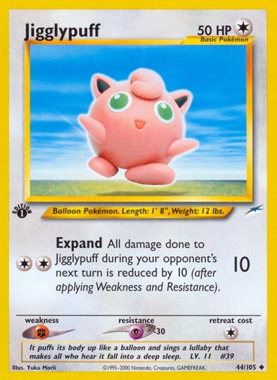 Jigglypuff #44 Neo Destiny