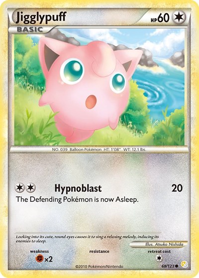 Jigglypuff #68 HeartGold SoulSilver