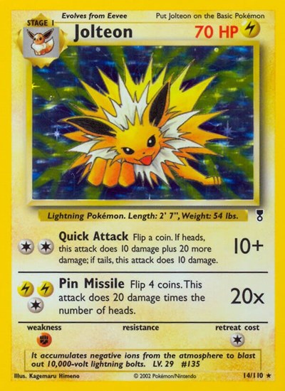 Jolteon #14 Legendary Collection