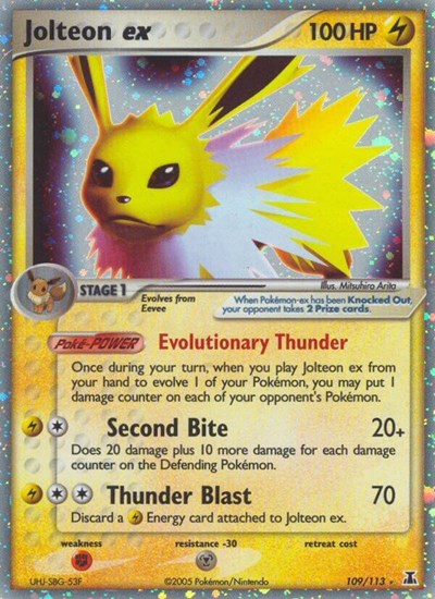 Jolteon ex #109 Delta Species