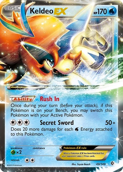 Keldeo EX #49 Boundaries Crossed