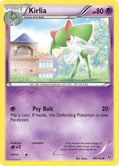 Kirlia #60 Plasma Storm