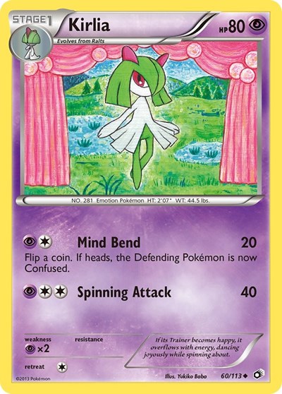 Kirlia #60 Legendary Treasures