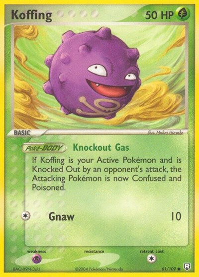 Koffing #61 Team Rocket Returns